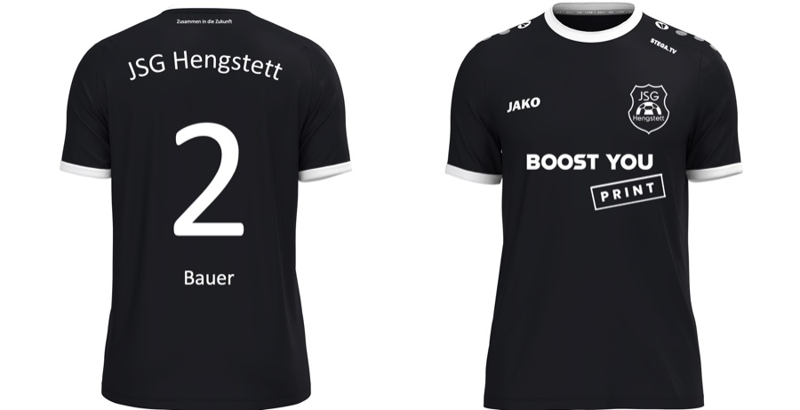 Trikotset schwarz